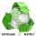 450 x 550 + 50 mm / Folienversandtaschen Textilversandtaschen schwarz/grau 65 mµ Nachhaltig und ökologisch aus Recyclingrohstoff