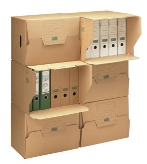 Faltkarton Archivkarton 426 x 326 x 295 mm Container