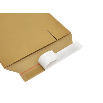 Versandtasche aus Wellpappe PREMIUM 187 x 272 x -50 mm braun