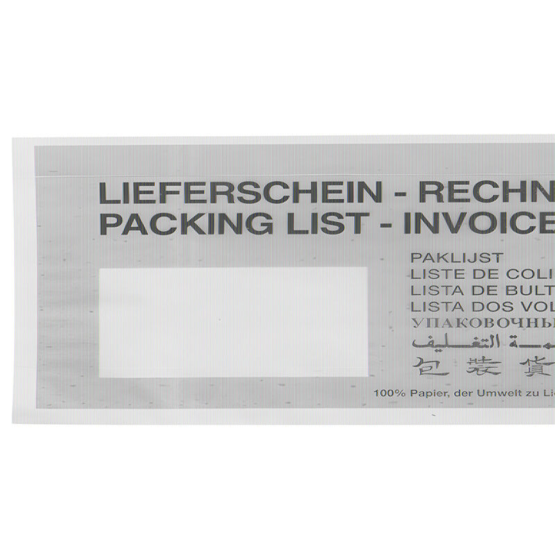 Dokumententaschen ÖKO 100% Papier Din Lang bedruckt 1.000 Stück