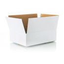 Faltkarton 590 x 290 x 140 mm weiß individuell bedruckt