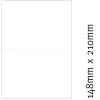 Etiketten 70 x 42,3 mm 100 Blatt