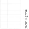 Etiketten 70 x 42,3 mm 100 Blatt