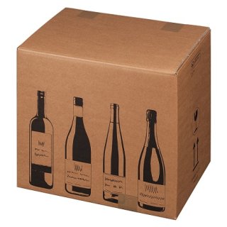 Flaschenversandkarton Faltkarton 420 x 305 x 368 mm / PTZ geprüft / Premium 12er