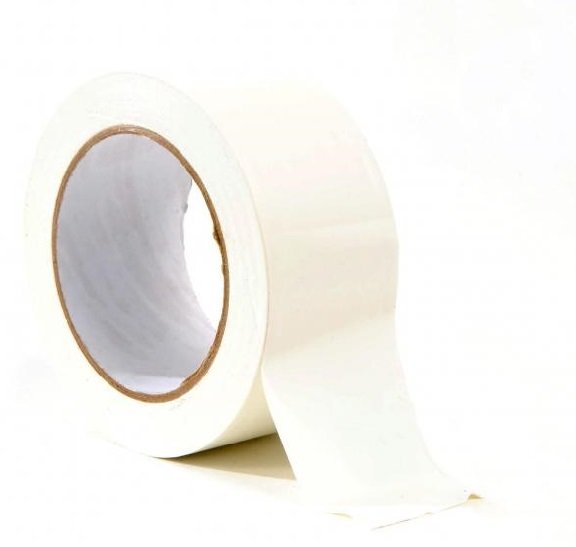 PVC Klebeband weiß 50 mm x 66 m NK - APASO Verpackungen